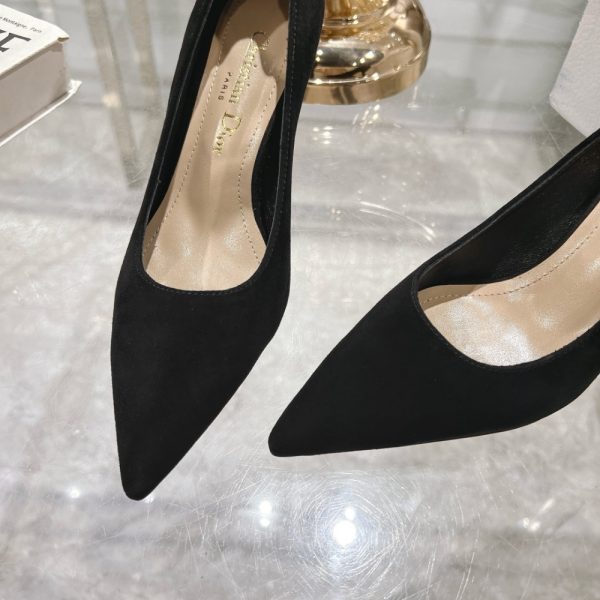 DIOR TRIBALES PUMP SUEDE CALFSKIN BLACK