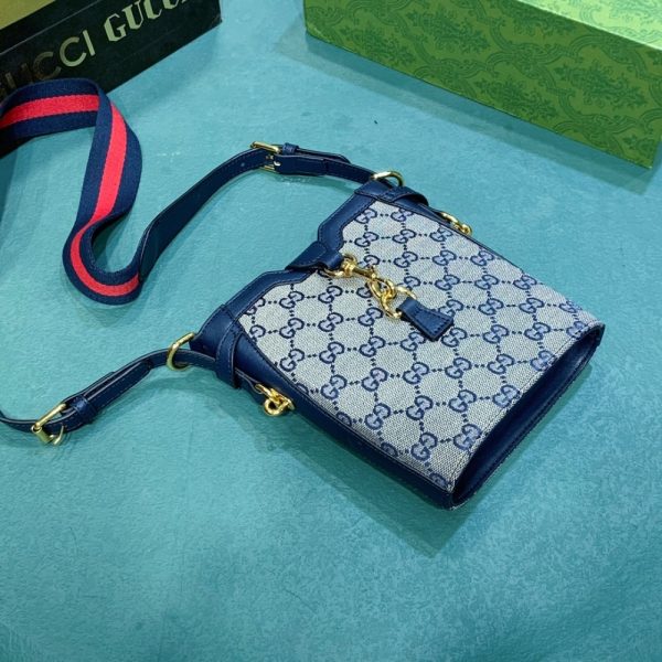 GUCCI ORIGINAL GG SMALL BUCKET SHOULDER BAG ‎19CM