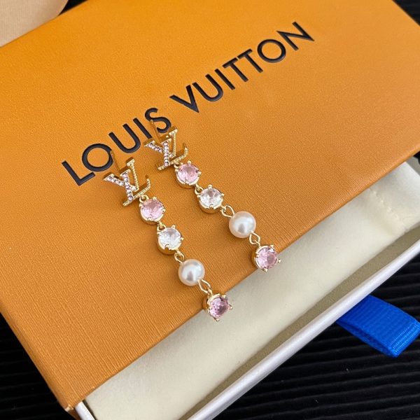 LOUIS VUITTON LV ICONIC TRESOR EARRINGS M01510