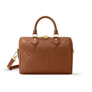 LOUIS VUITTON SPEEDY BANDOULIÈRE 20 COGNAC BROWN 20CM