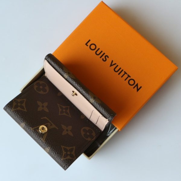 LOUIS VUITTON CELESTE WALLET IN MONOGRAM EMPREINTE BROWN 10CM M81665