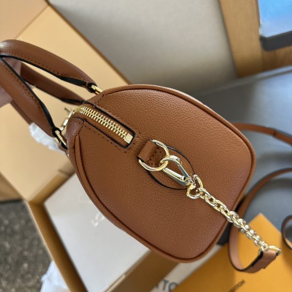 LOUIS VUITTON SPEEDY BANDOULIÈRE 20 COGNAC BROWN 20CM