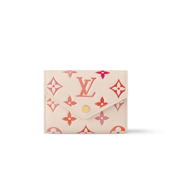 LOUIS VUITTON VICTORINE WALLET IN MONOGRAM EMPREINTE BEIGE 12CM M83507