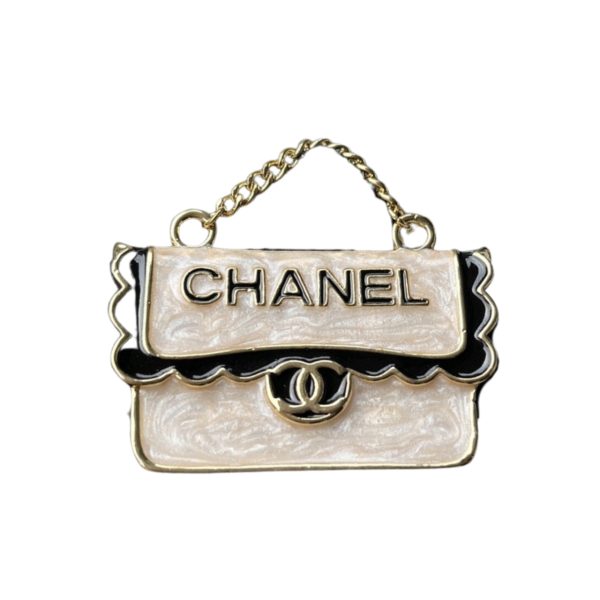 CHANEL CHANEL BAG SHAPED BROOCH