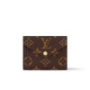 LOUIS VUITTON CELESTE WALLET IN MONOGRAM EMPREINTE BROWN 10CM M81665