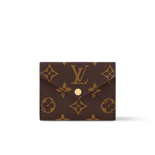 LOUIS VUITTON CELESTE WALLET IN MONOGRAM EMPREINTE BROWN 10CM M81665