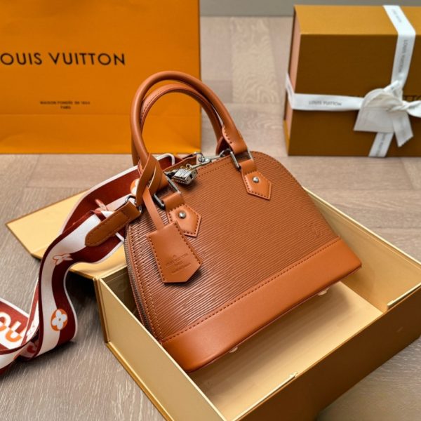 LOUIS VUITTON ALMA BB BAG HONEY BROWN 25CM M57540