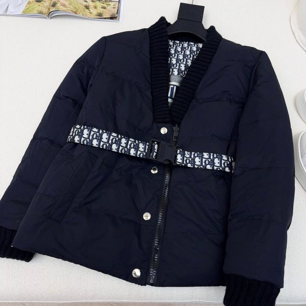 DIOR OBIQUE CD JACKET HIGH CLASSY BLUE AND WHITE