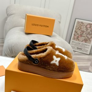 LOUIS VUITTON ASPEN COMFORT CLOG CAMEL BROWN 1ADC2B