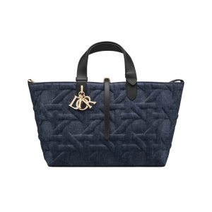 DIOR MEDIUM TOUJOURS BAG DENIM BLUE 30CM