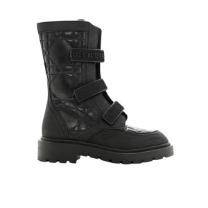 DIOR DIO(R)EVOLUTION ANKLE BOOTS RUBBER MACCROCANNAGE BLACK