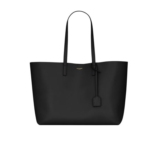 SAINT LAURENT SHOPPING LEATHER BLACK 37CM 600281CSV0J1000