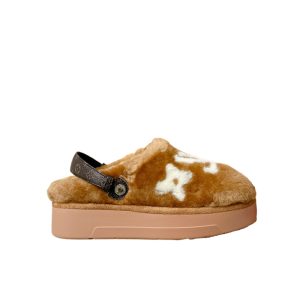 LOUIS VUITTON ASPEN COMFORT CLOG CAMEL BROWN 1ADC2B