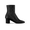 LOUIS VUITTON SILHOUETTE ANKLE BOOT LEATHER BLACK 1ADCLK