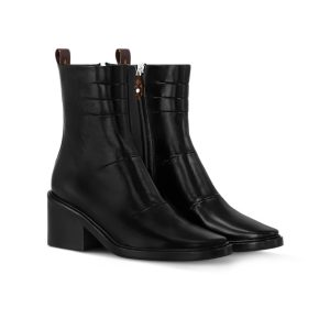 LOUIS VUITTON JAZZ BOOTS LAMBSKIN BLACK 1ADBJ9