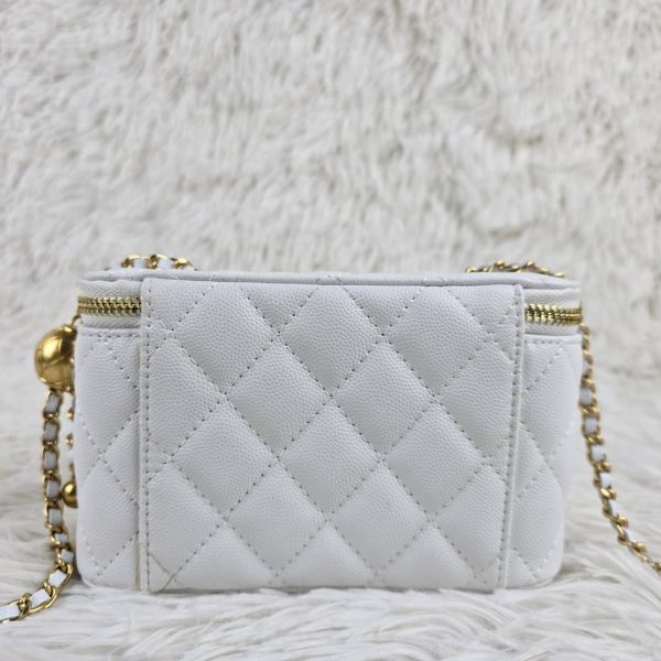 Chanel Vanity Lambskin Brushed Gold Hardware