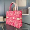 Dior Book Tote Fluorescent Pink