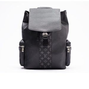 LOUIS VUITTON LV MONOGRAM TAIGARAMA OUTDOOR BACKPACK BLACK 40CM