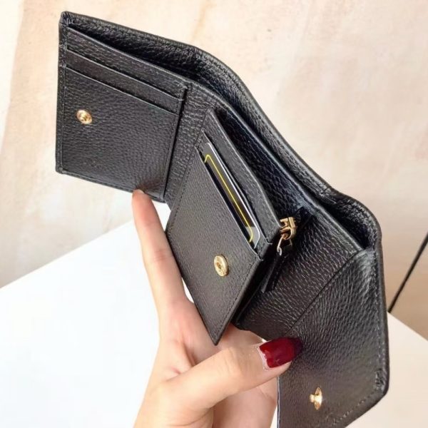 GUCCI GG MARMONT KEY WALLET BLACK 10CM 456118 CAO0G 1000