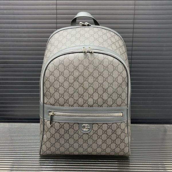 GUCCI OPHIDIA MEDIUM BACKPACK GREY 43CM 821938 FAEFH 8793