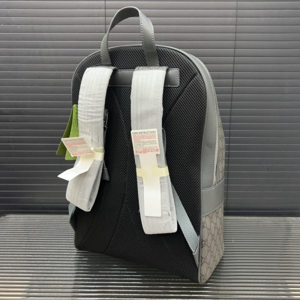 GUCCI OPHIDIA MEDIUM BACKPACK GREY 43CM 821938 FAEFH 8793