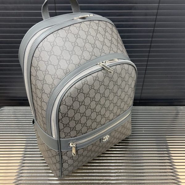 GUCCI OPHIDIA MEDIUM BACKPACK GREY 43CM 821938 FAEFH 8793