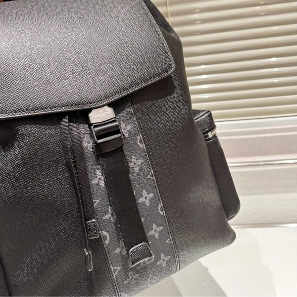 LOUIS VUITTON LV MONOGRAM TAIGARAMA OUTDOOR BACKPACK BLACK 40CM