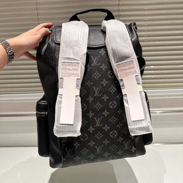 LOUIS VUITTON LV MONOGRAM TAIGARAMA OUTDOOR BACKPACK BLACK 40CM