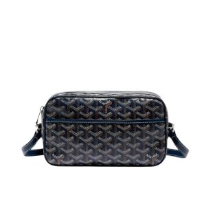 GOYARD CAP VERT BAG DARK BLUE 23CM