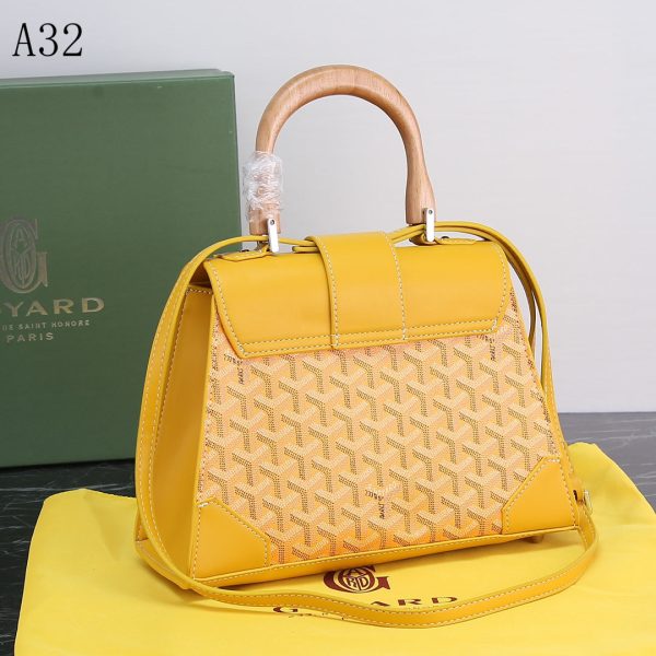 GOYARD SAIGON PM BAG YELLOW 20CM