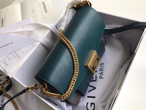 GIVENCHY GV3 SHOULDER BAG GREEN FOR WOMEN 11.4IN/29CM