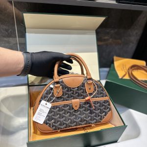 GOYARD SAINT JEANNE PM BLACK TAN 26CM