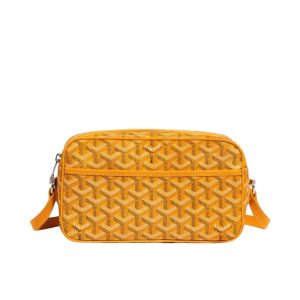 GOYARD CAP VERT BAG YELLOW 23CM