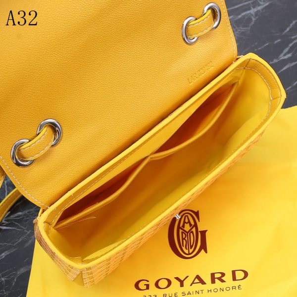 GOYARD SEAL CLASP THE 233 BAG YELLOW 25CM