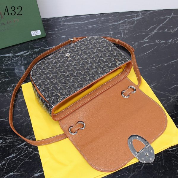 GOYARD SEAL CLASP THE 233 BAG BROWN 25CM