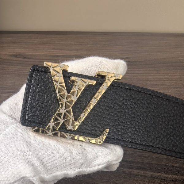 LOUIS VUITTON LV INITIALES BELT BLACK 38MM