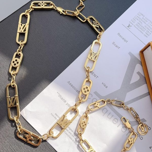 LOUIS VUITTON MY LV CHAIN NECKLACE M01123