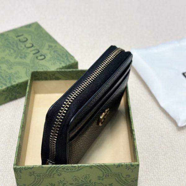 GUCCI MARMONT LEATHER WALLET BLACK 11CM 40005099