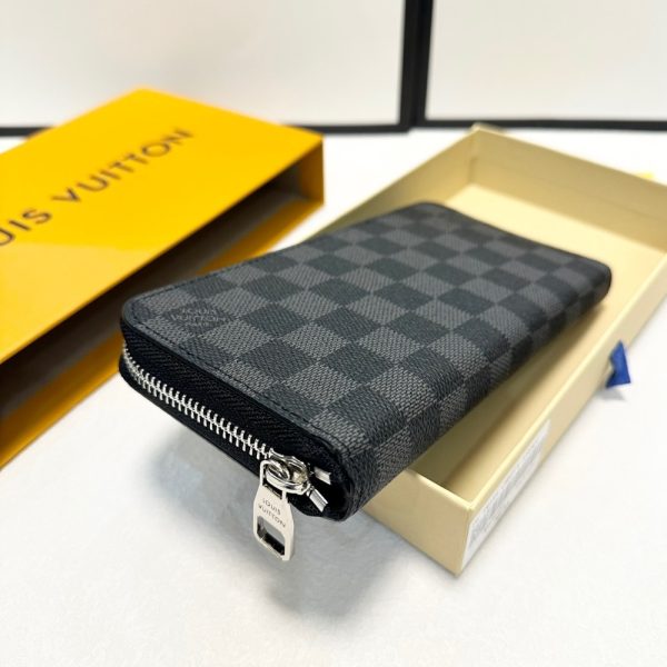 LOUIS VUITTON LOUIS ZIPPY VERTICAL LONG WALLET BLACK 20CM 8829462E11BC