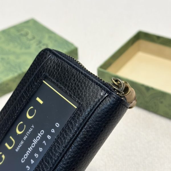 GUCCI MARMONT LEATHER WALLET BLACK 11CM 40005099