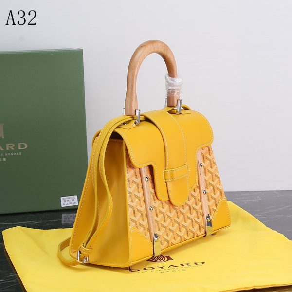 GOYARD SAIGON PM BAG YELLOW 20CM