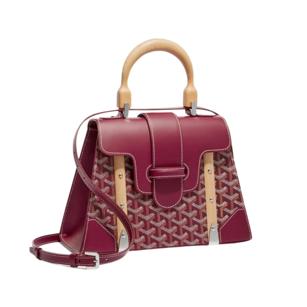 GOYARD SAIGON PM BAG BURGUNDY 20CM