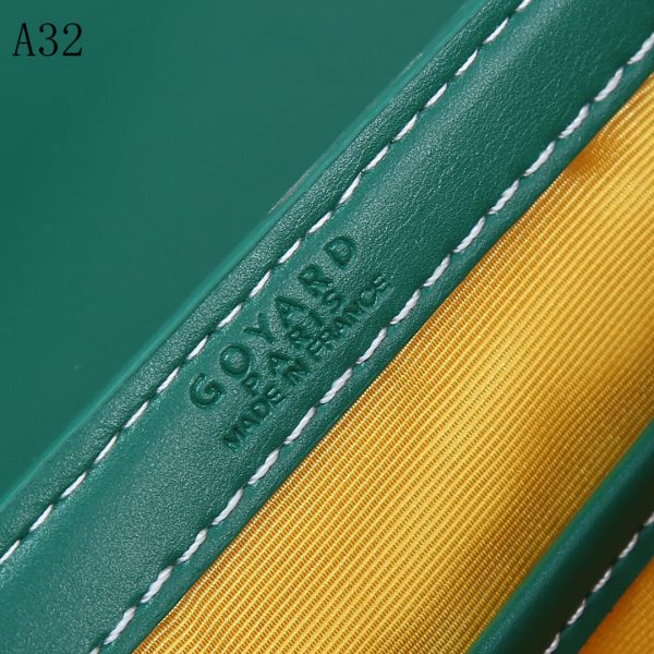 GOYARD SAIGON PM BAG GREEN 20CM