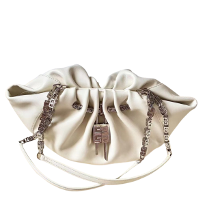 GIVENCHY SMALL KENNY BAG IVORY FOR WOMEN 12.6IN/32CM