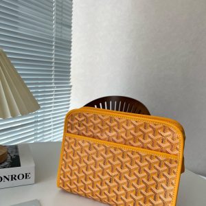 GOYARD JOUVENCE MM TOILETRY BAG YELLOW 25CM JOUVENMMLTY08CL08P