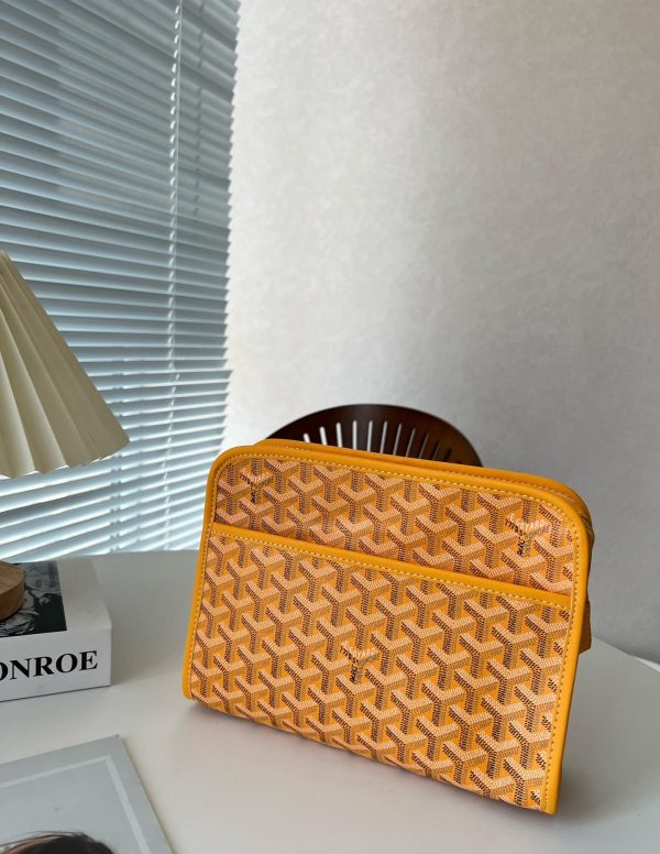 GOYARD JOUVENCE MM TOILETRY BAG YELLOW 25CM JOUVENMMLTY08CL08P