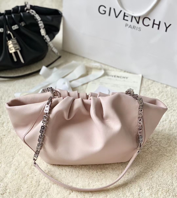 GIVENCHY SMALL KENNY BAG BLOSSOM PINK FOR WOMEN 12.6IN/32CM