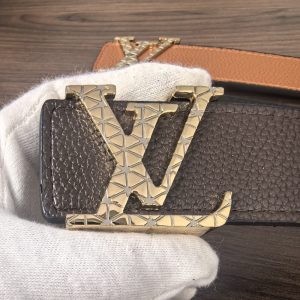 LOUIS VUITTON LV INITIALES BELT BROWN 38MM