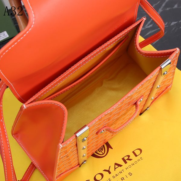 GOYARD SAIGON PM BAG ORANGE 20CM