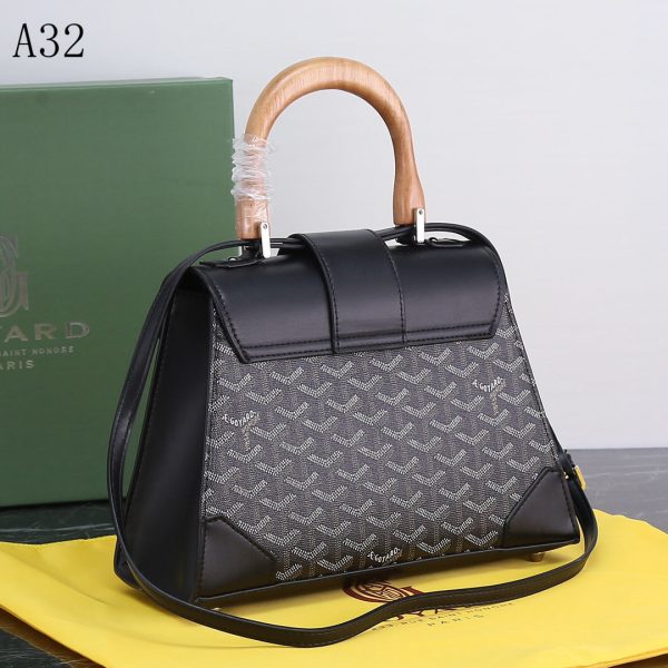 GOYARD SAIGON PM BAG BLACK 20CM